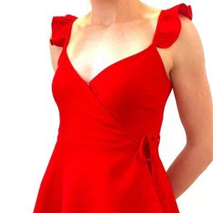 Delicate Red Ballerina Blouse